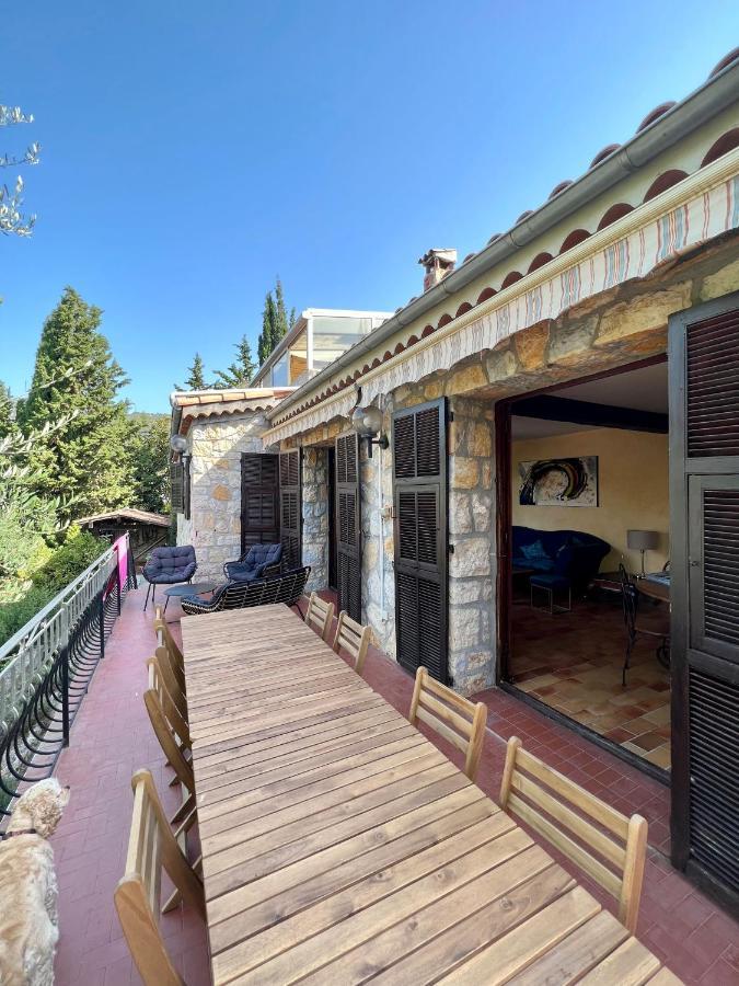 Entre Nice Et Monaco Grande Villa Avec Piscine Privee 12 Personnes Драп Экстерьер фото
