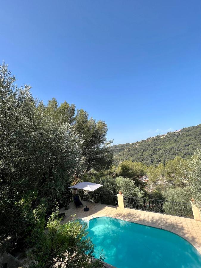 Entre Nice Et Monaco Grande Villa Avec Piscine Privee 12 Personnes Драп Экстерьер фото