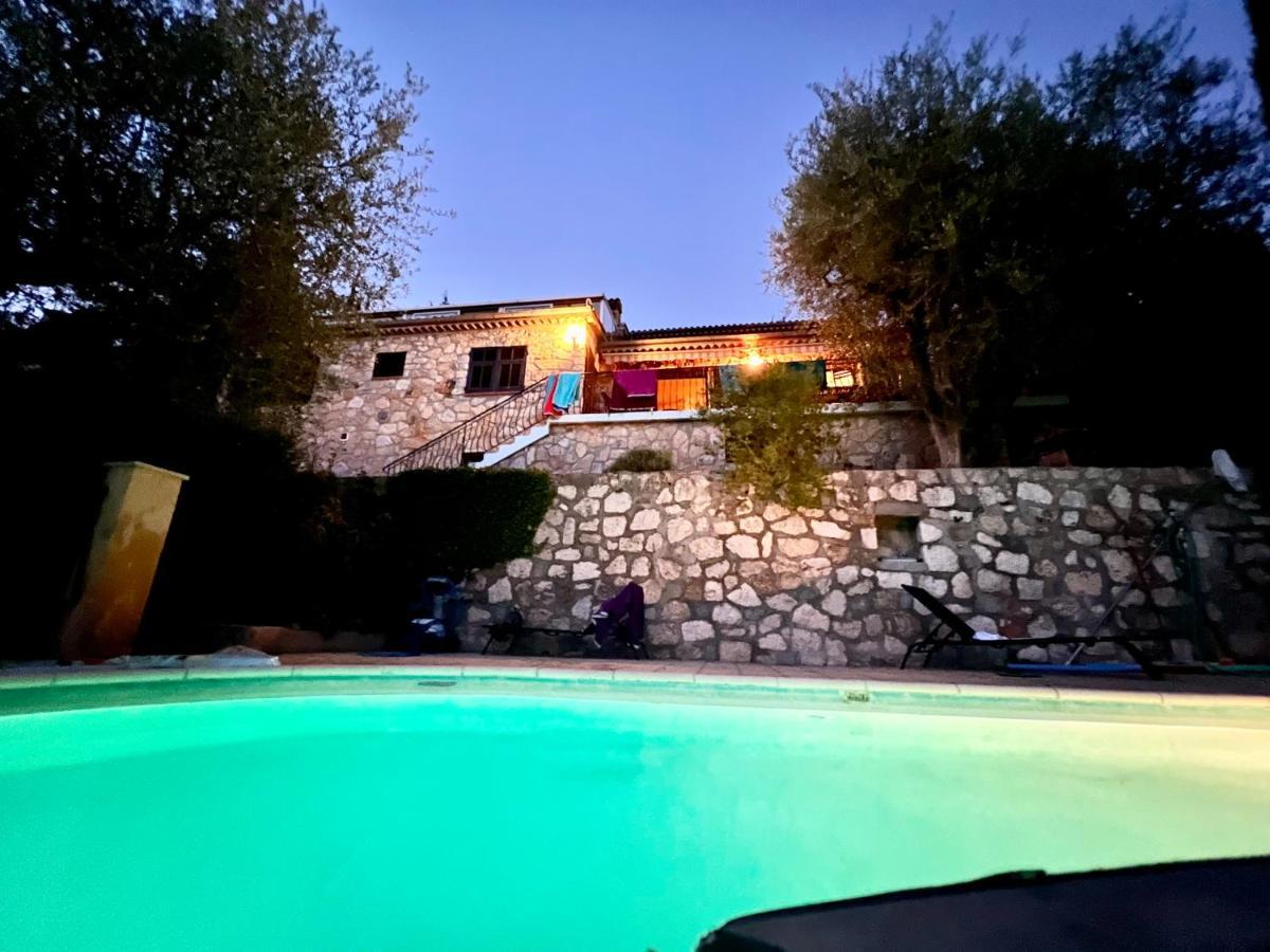Entre Nice Et Monaco Grande Villa Avec Piscine Privee 12 Personnes Драп Экстерьер фото