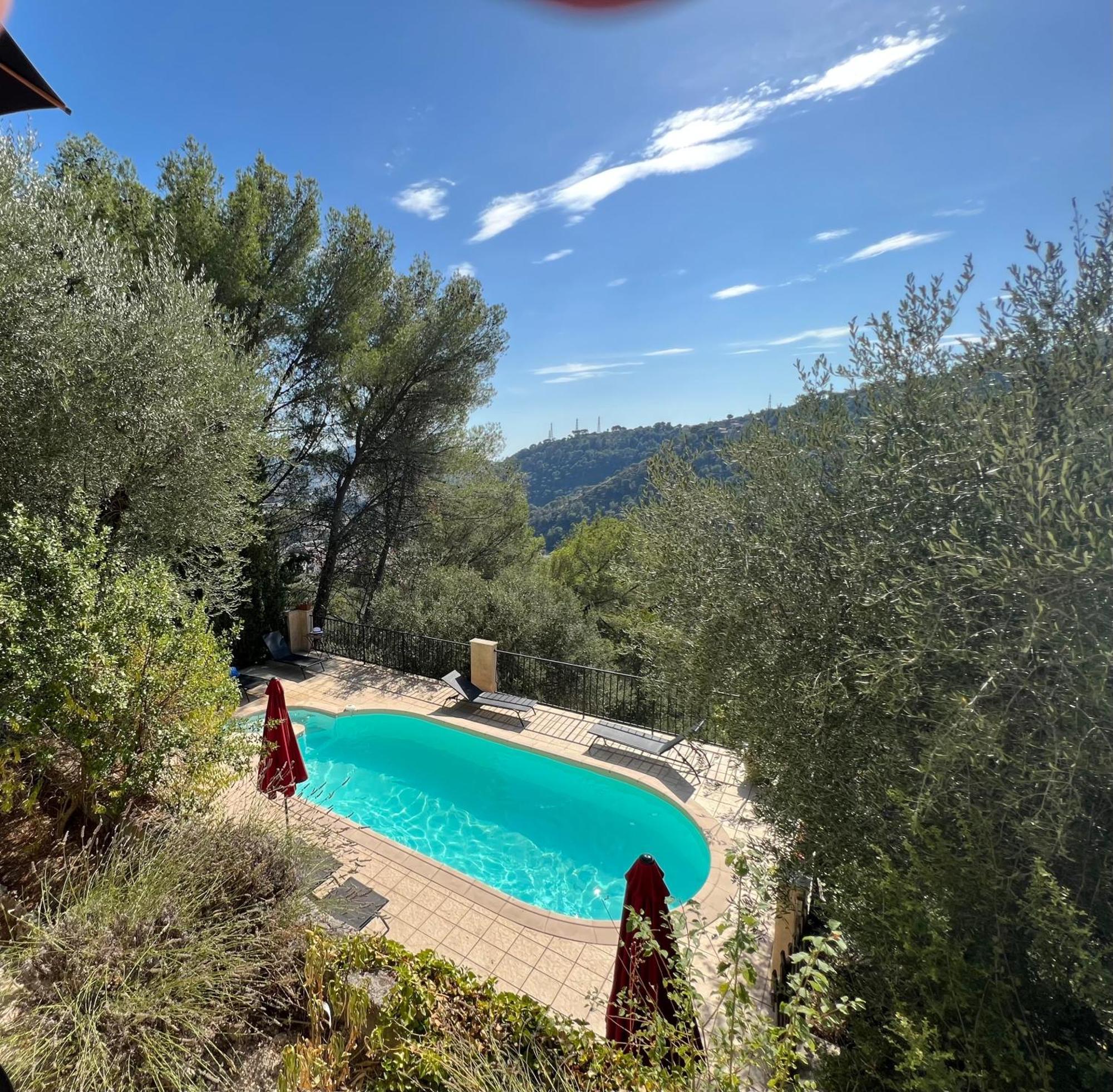 Entre Nice Et Monaco Grande Villa Avec Piscine Privee 12 Personnes Драп Экстерьер фото