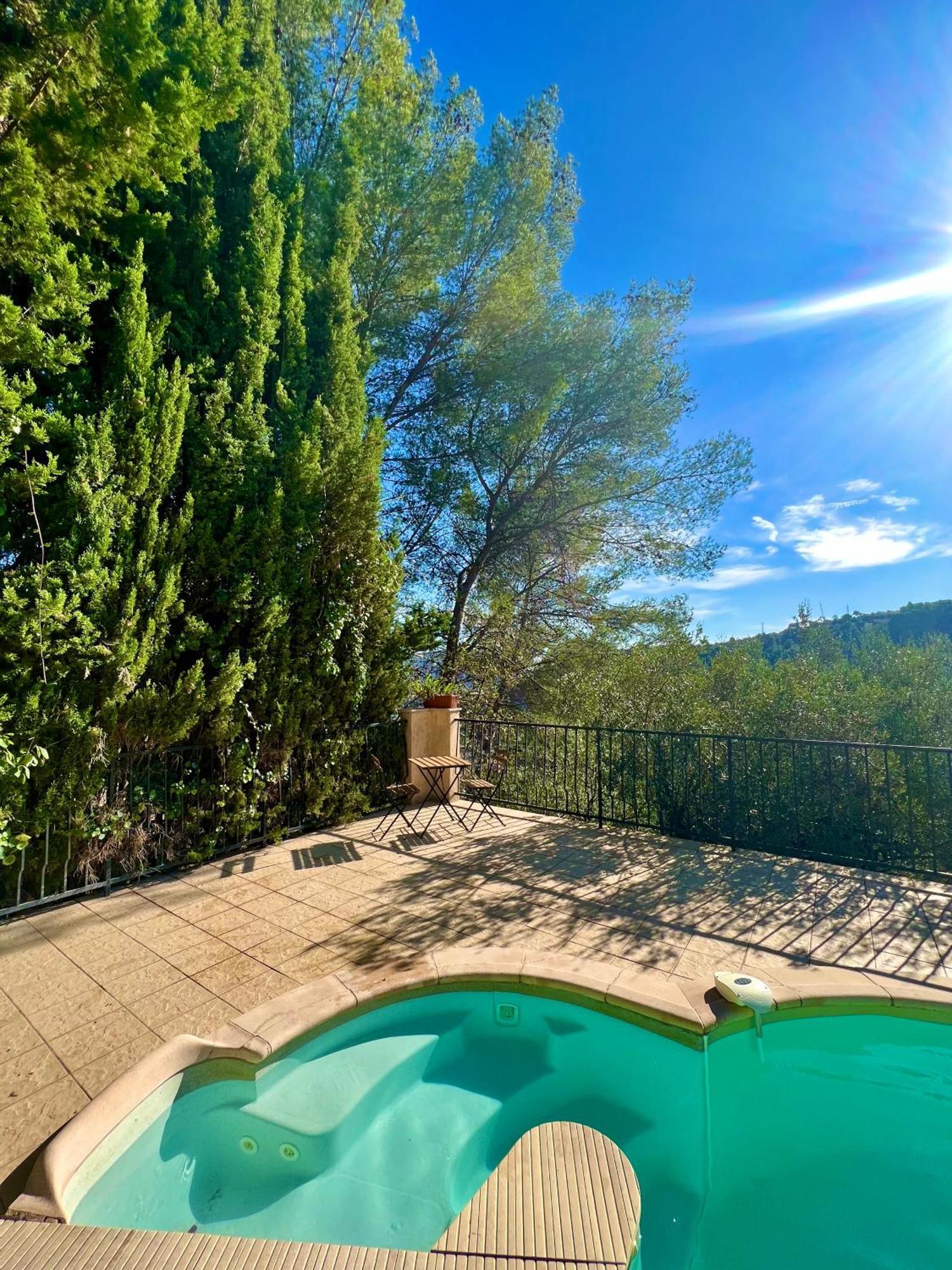 Entre Nice Et Monaco Grande Villa Avec Piscine Privee 12 Personnes Драп Экстерьер фото